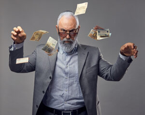 Man throwing money at cloud cost management