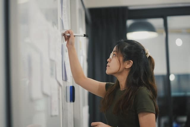 cloud cost modelling on a whiteboard