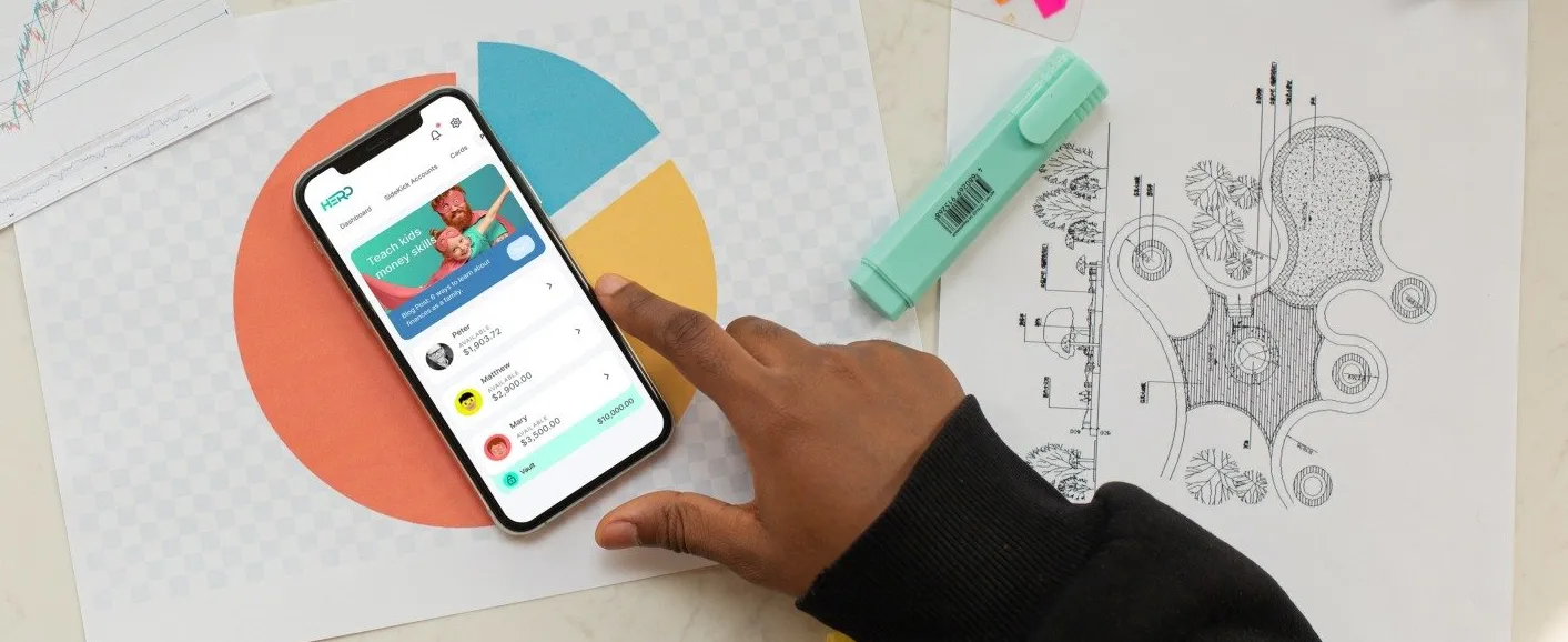 Hero Innovation Group product shown on a mobile phone